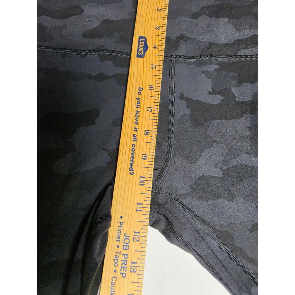 Lululemon High Rise Align Leggings 25 Charcoal Camo Gray Black Yoga Pants - Picture 3 of 8